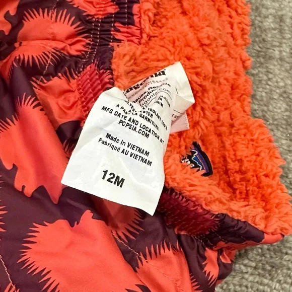 Patagonia Reversible Hedgehog 2 Piece Snowsuit Kids' Coat and Pants Set